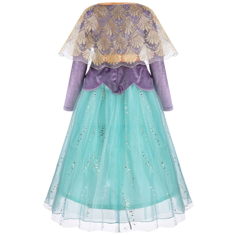 بارتي سنتر - زي الأميرة الذهبية آرييل مع إكسسوار للرأس