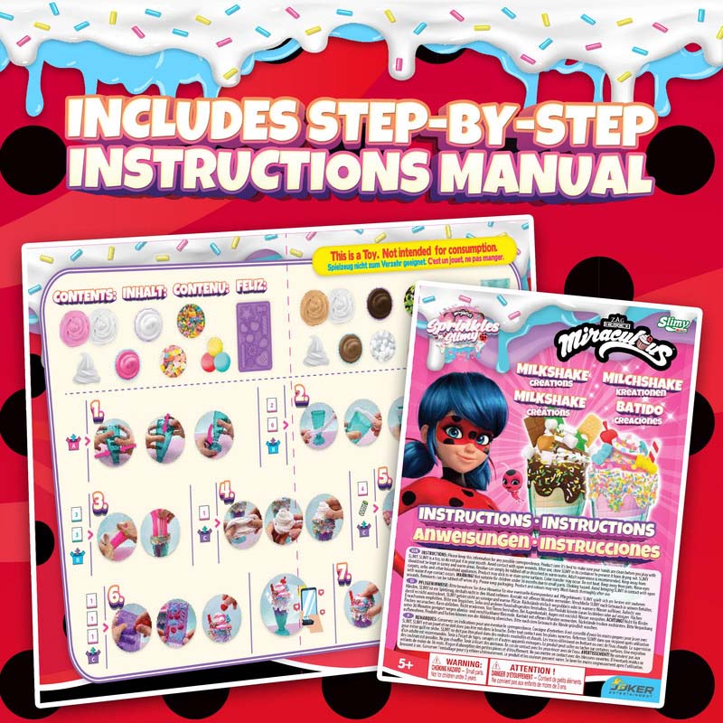 Zag Play - Sprinkle N' Slimy Kit - Milkshake Creations