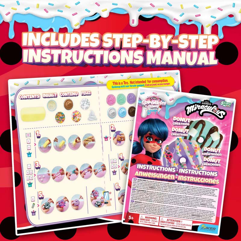Zag Play - Sprinkle N' Slimy Kit - Donut Creations