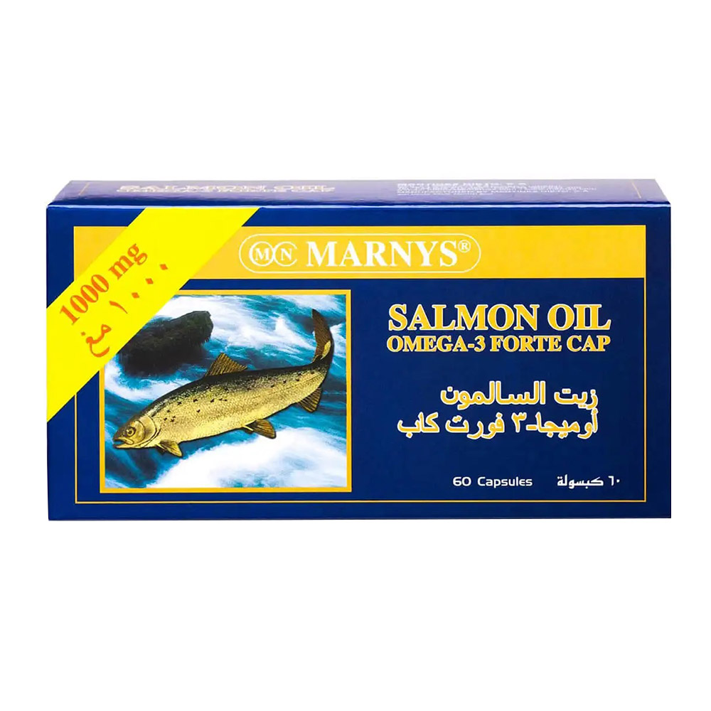مارنيز - كبسولات سالامون أويل أوميجا 3 فورت - 60 كبسولة