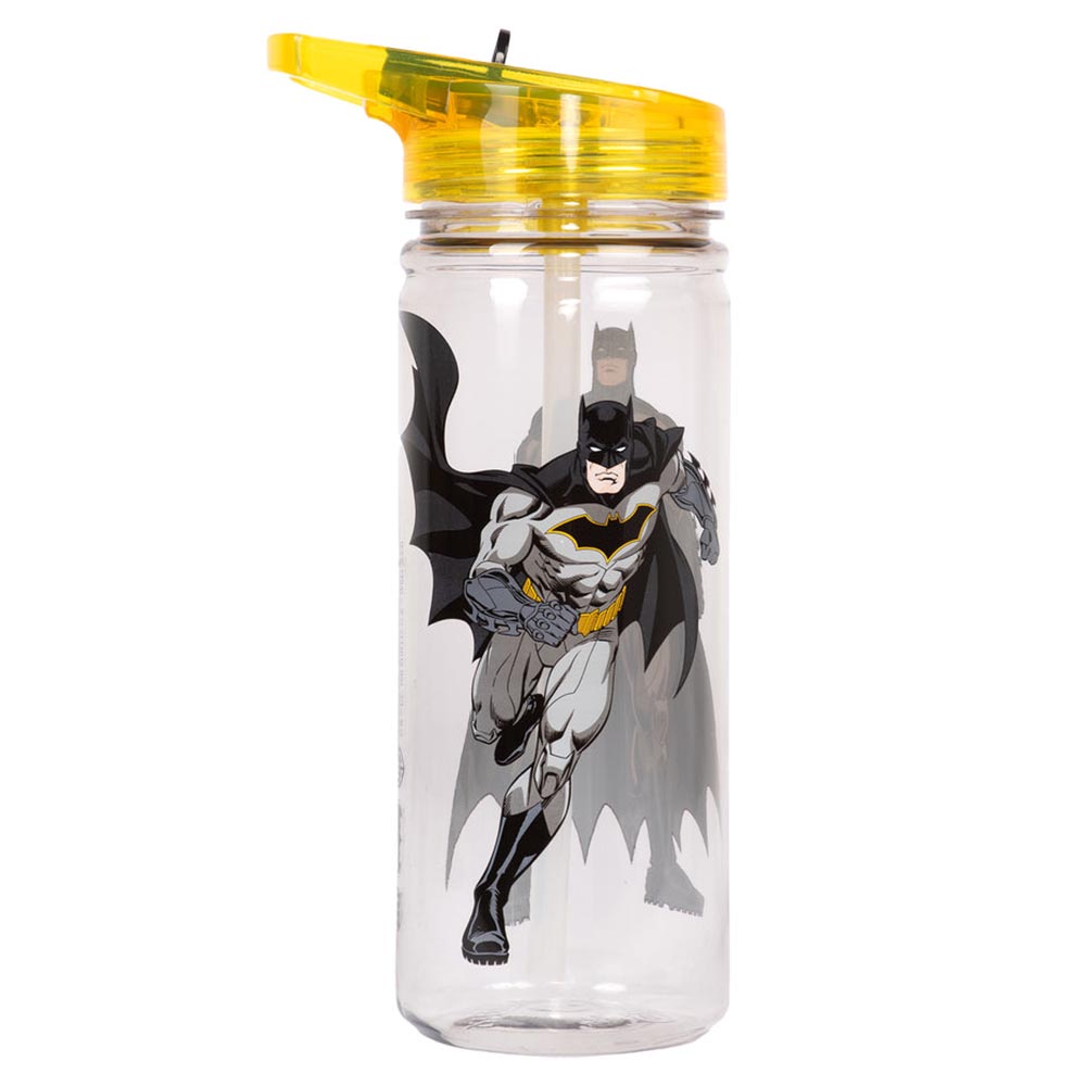 Fringoo - Plastic Bottle With Straw - Batman - 580 ml