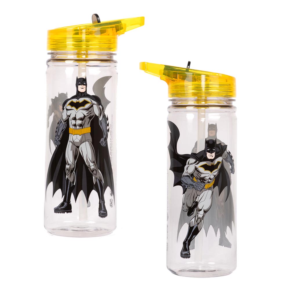 Fringoo - Plastic Bottle With Straw - Batman - 580 ml
