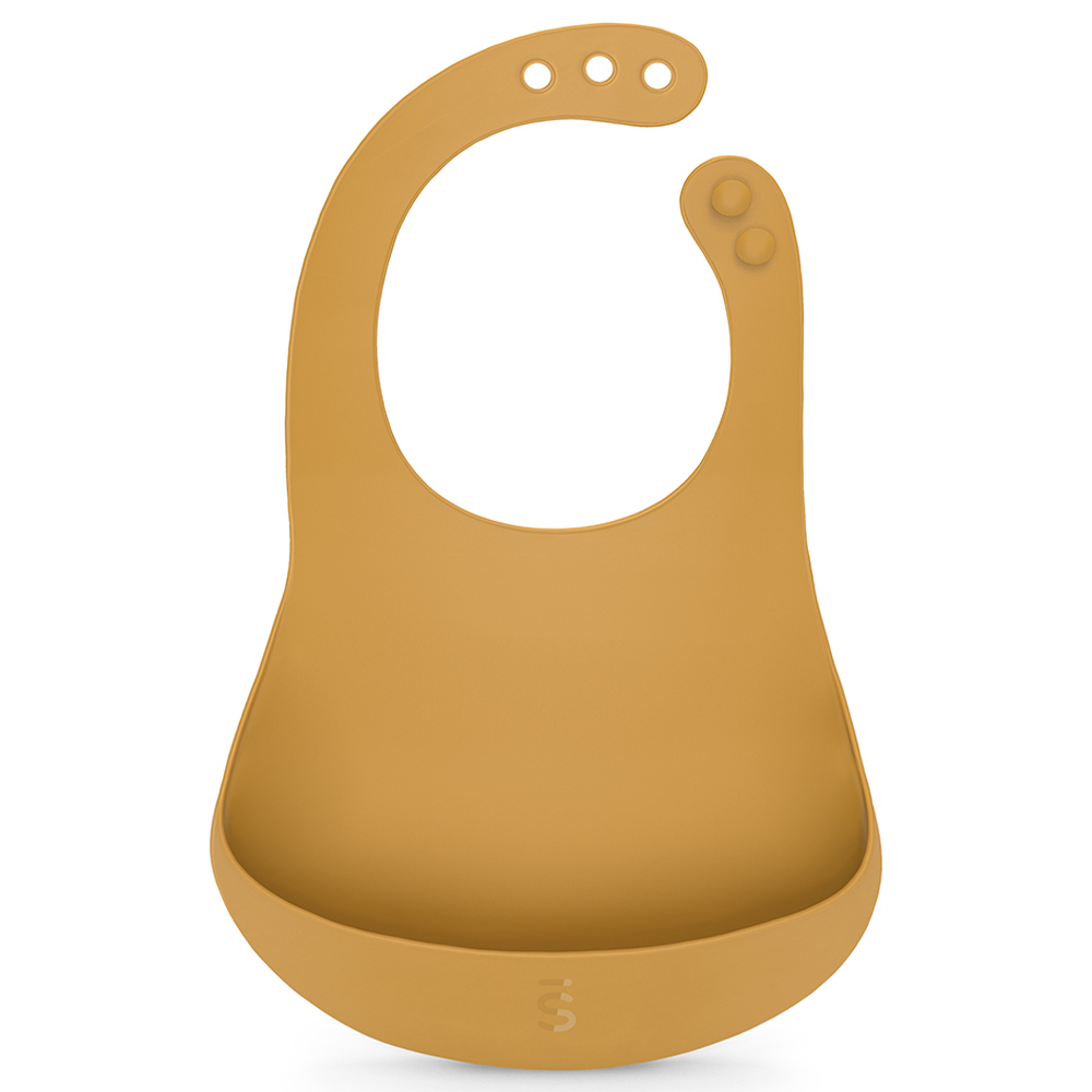 Suavinex - Silicone Bibs - Grey/Yellow - 2pcs