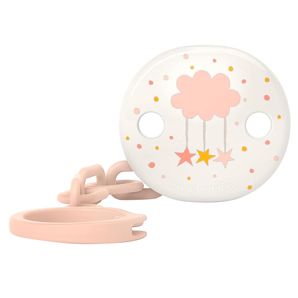 سوافينكس - مشبك لهاية - بيضاوي - زهري