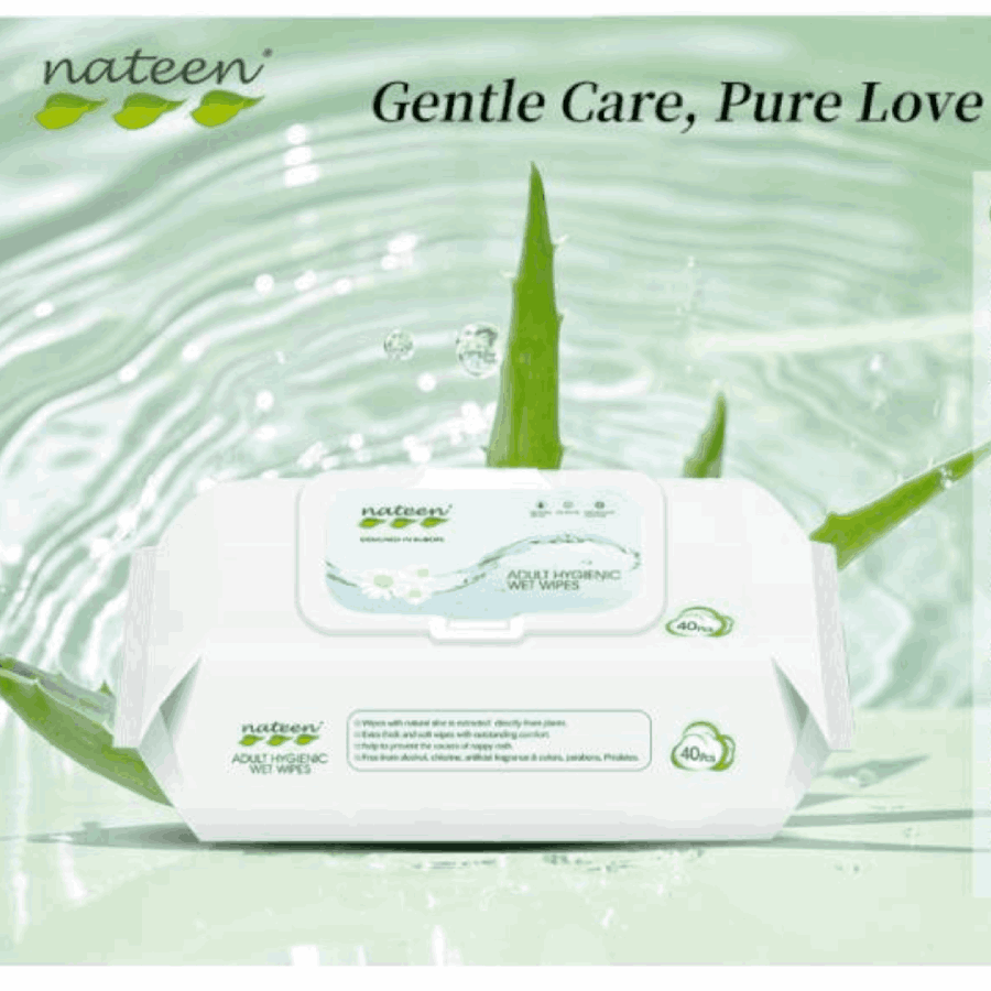 ناتين - مناديل مائية متعددة الاستخدامات - 40 منديل - مجموع 120 منديل