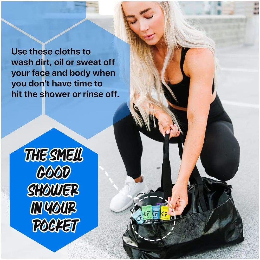 Klean Freak - Body Wipes - Single Sachet - Coconut