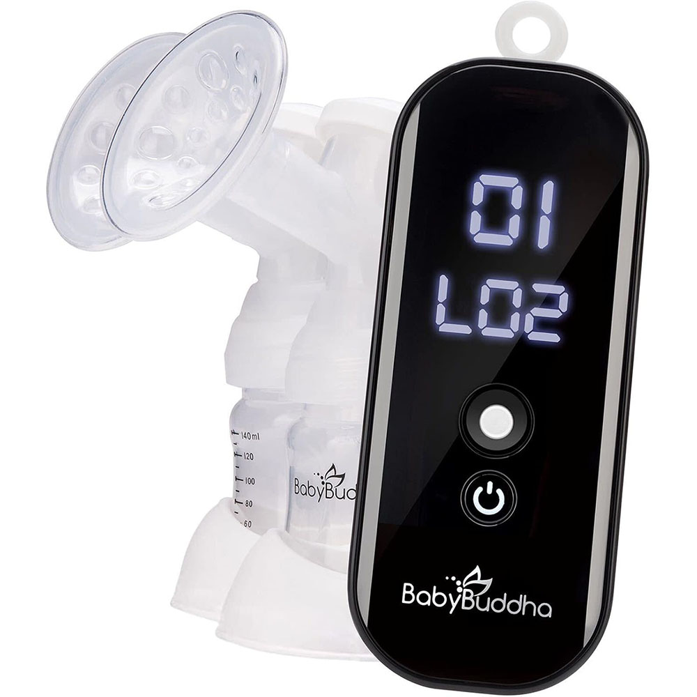 BabyBuddha Portable & Compact Electric Breast Pump - Black