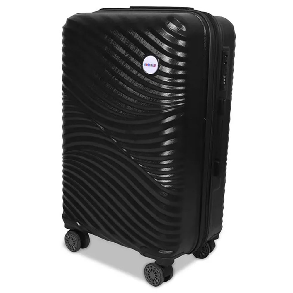 بيج ديزاين - شنطة سفر مودز أب - أسود - صغير - 20 إنش