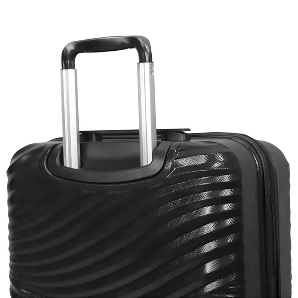  بيج ديزاين - شنطة سفر مودز أب - أسود - مقاس وسط - 24 إنش