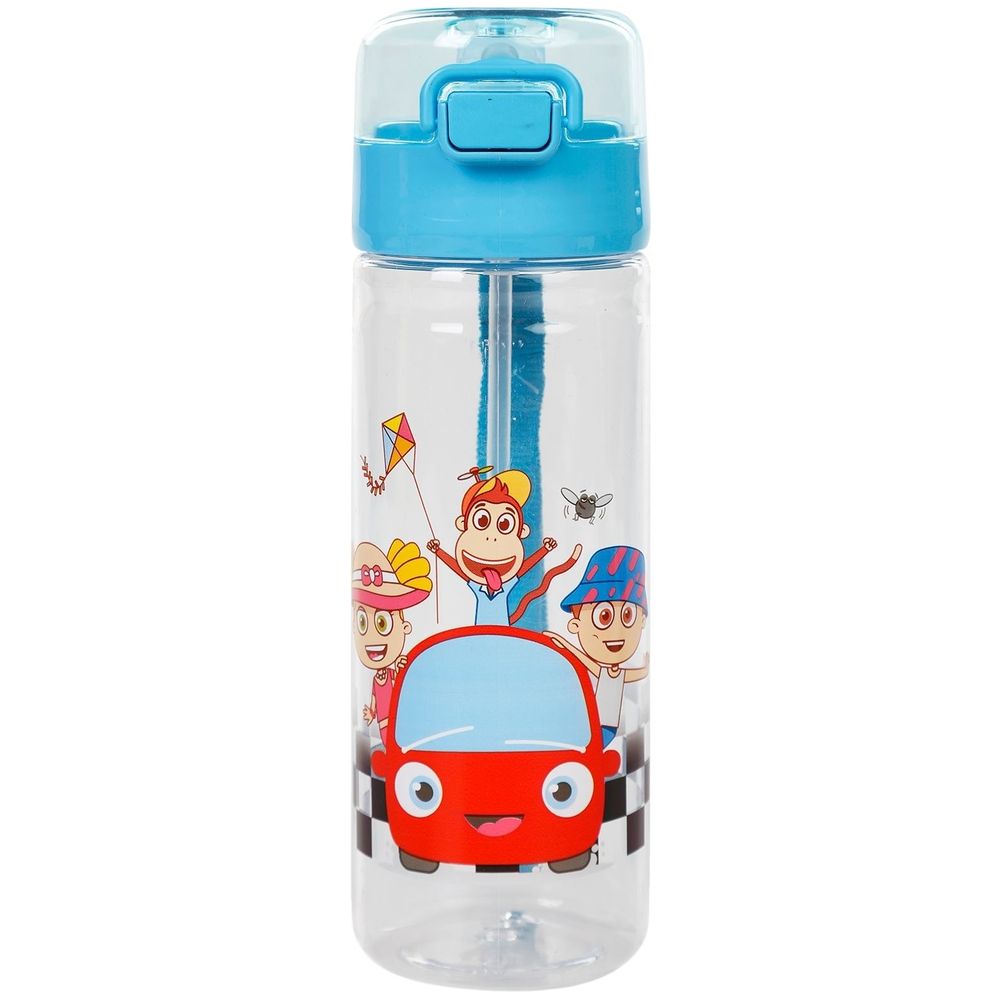 Kukuli - Solo Flask With Straw - Blue - 500 ml