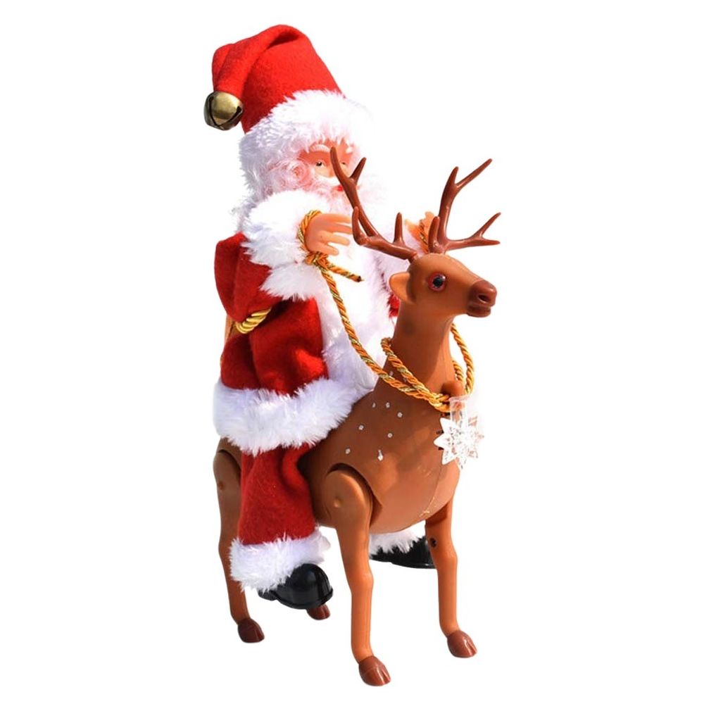 غالاكسي بابلز - زينة كريسماس سانتا كلوز راكب الرنة