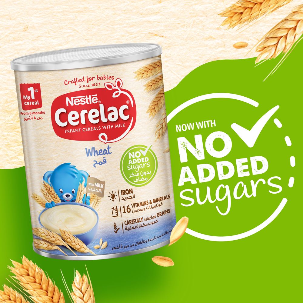 Cerelac - Infant Cereal Tin In Wheat With No Added Sugar 400g