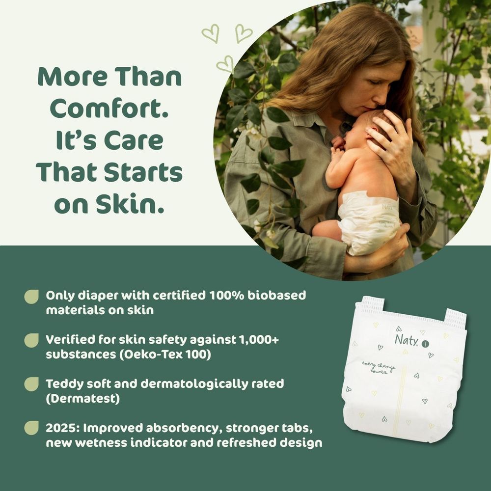 Naty Baby Diapers - Size 3 - 4-9 kg - 50 Pcs