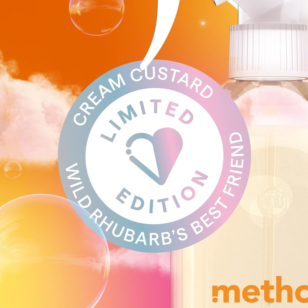 ميثود - كريم رذاذ منظف متعدد الأغراض برائحة الكاسترد - 828 مل