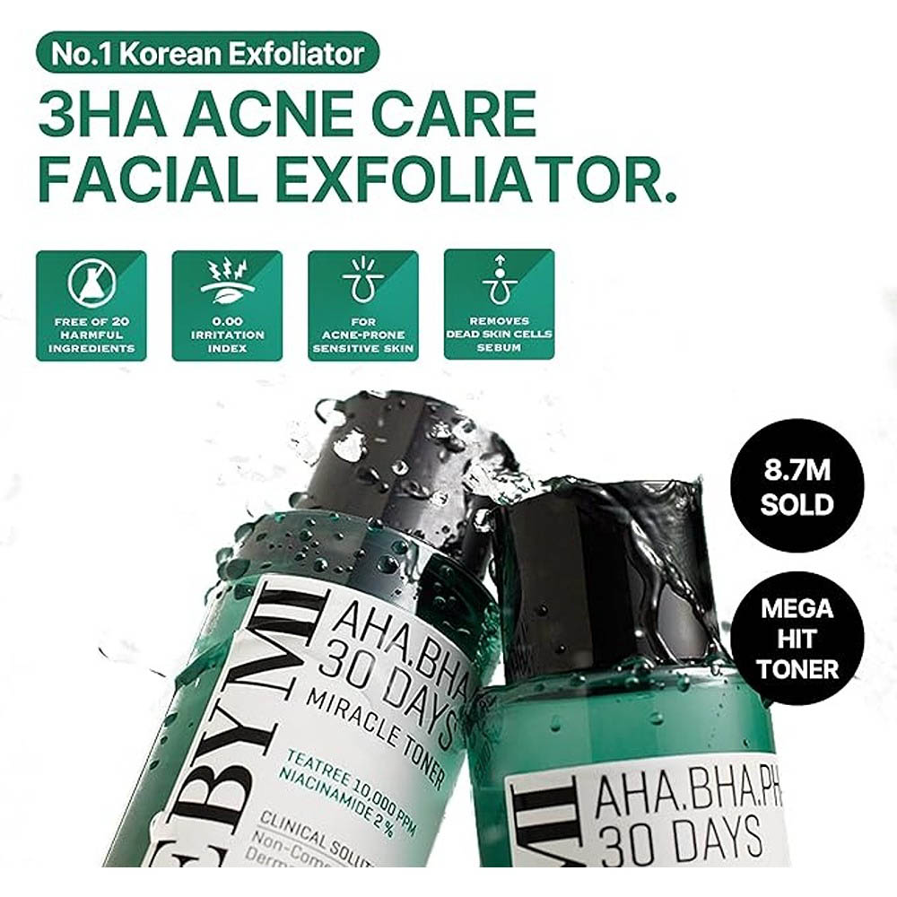 سوم باي مي - تونر معجزة 30 يوم بأحماض ألفا وبيتا وبولي هيدروكسي - 150 مل