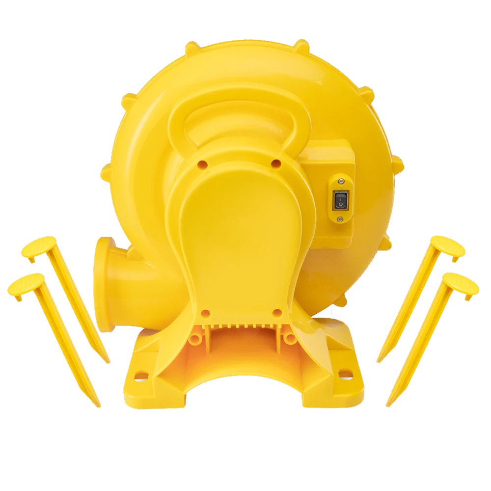 ميجا ستار - حديقة شلال نياجرا القابلة للنفخ مع جدار تسلق وزحليقتين - أزرق