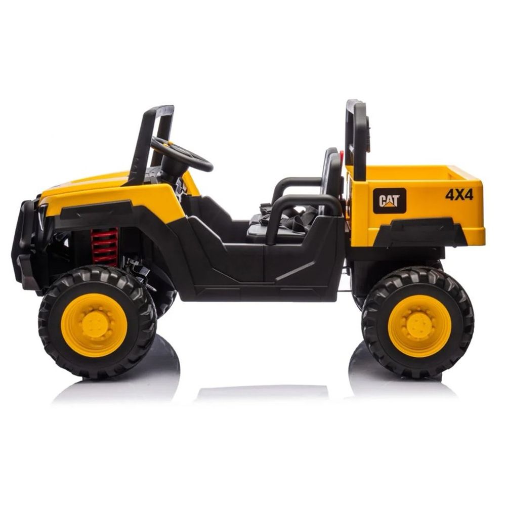 Megastar - Licensed Caterpillar Electric Ride-On Dump Truck - Yellow - 12 V