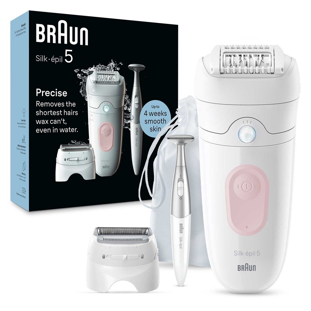 Braun - Silk-Epil 5 Precise Hair Removal Kit - White
