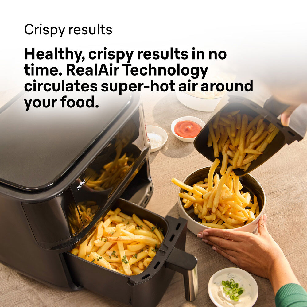 براون - مقلاة هوائية توينكوك 3 - أسود