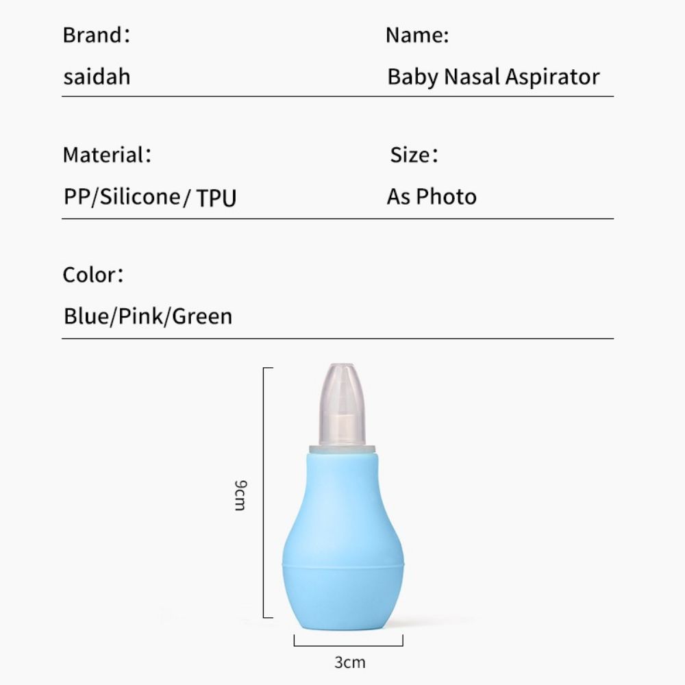 Amchi Baby - Baby Nasal Aspirators Nose Cleaner Bath & Health Care - Blue