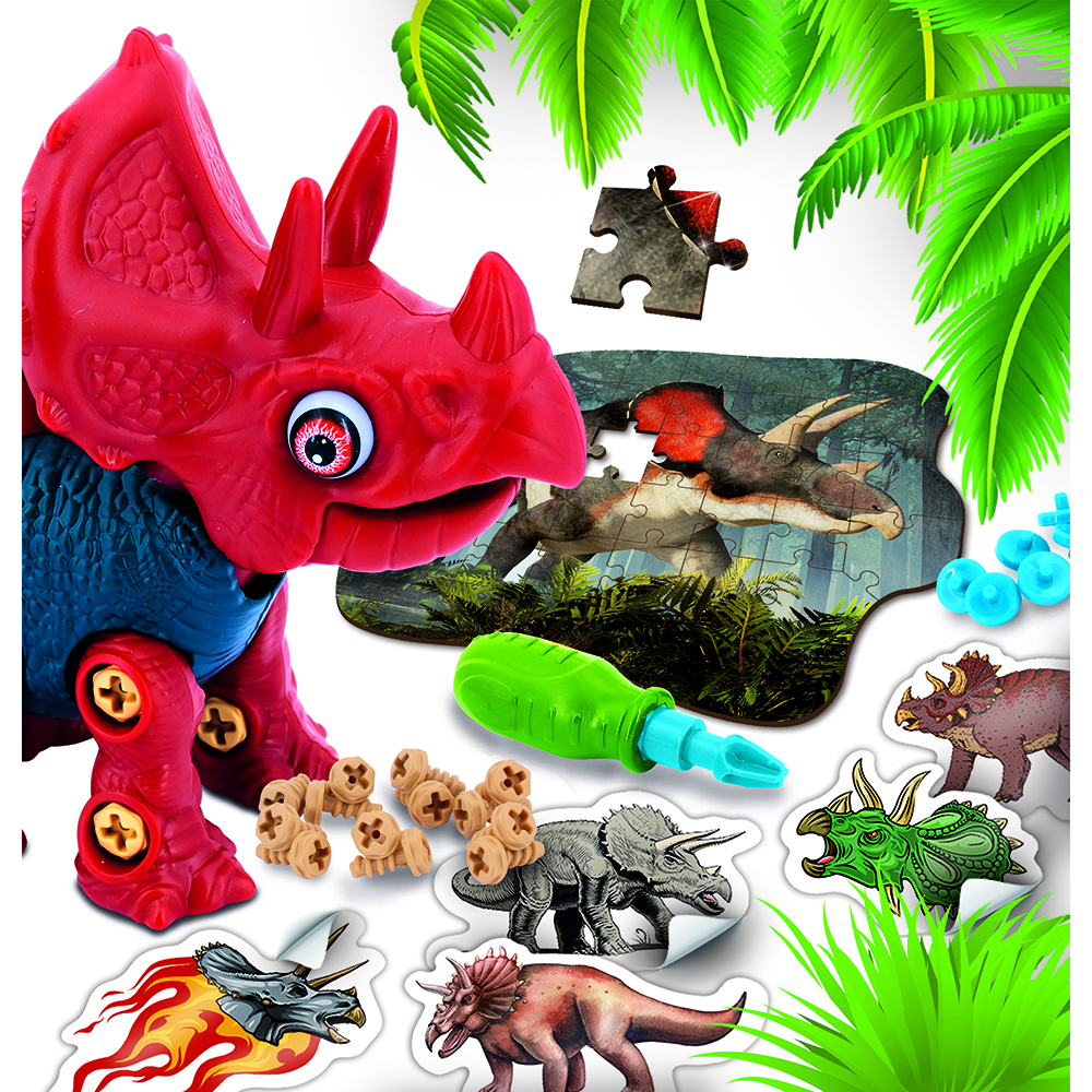 أيم آ جينيوس ساينس - مجموعة صنع الديناصور ثلاثي القرون