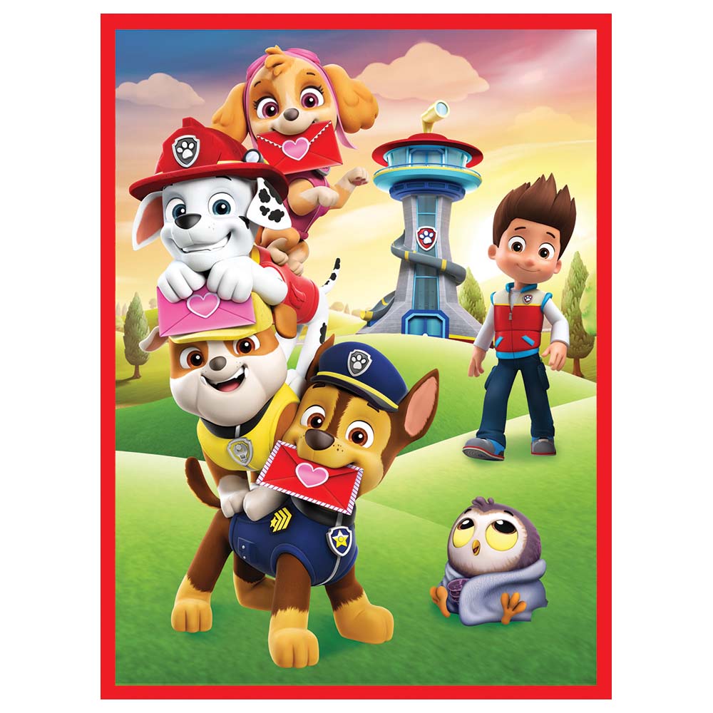 Paw Patrol - 2-In-1 Paw Patrol Team In Action Puzzle With Memos - 78pcs