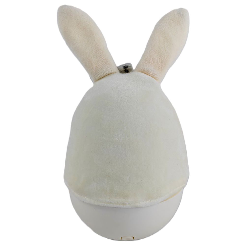 Baby Sunki - Plush Rabbit With Light & Music - White - 15 cm