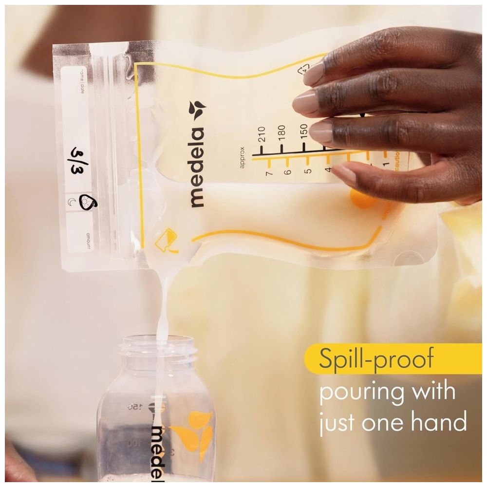 Medela - Easy Pour Breast Milk Storage Bags 210 ml - 25 pcs