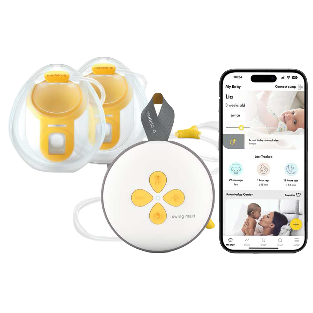 Medela Swing Maxi Hands-free Double Electric Breast Pump With USB Charger