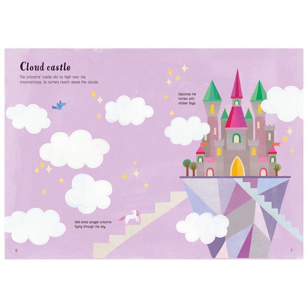 Usborne Books - Little First Stickers - Unicorns