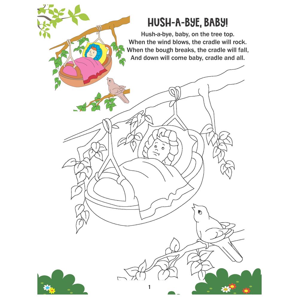 Creative Colouring Book - Nursery Rhymes