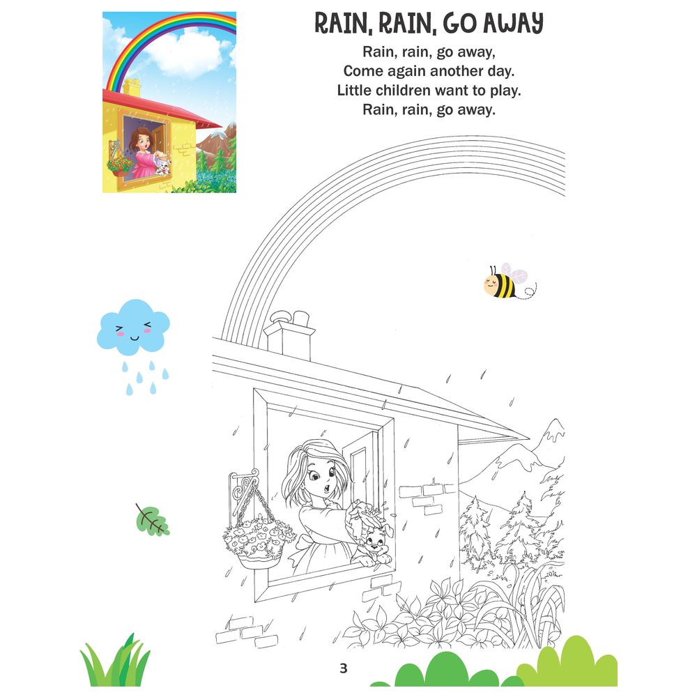 Creative Colouring Book - Nursery Rhymes