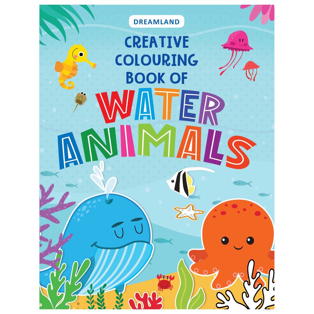 كتاب - Creative Colouring Book - Water Animals