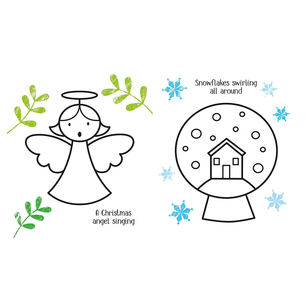 Usborne Books - First Colouring Christmas