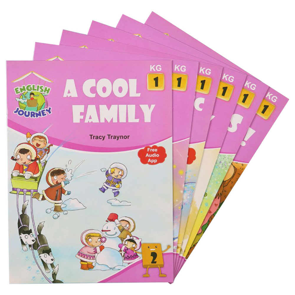 English Journey Stories: KG1 With App - Pack of 6