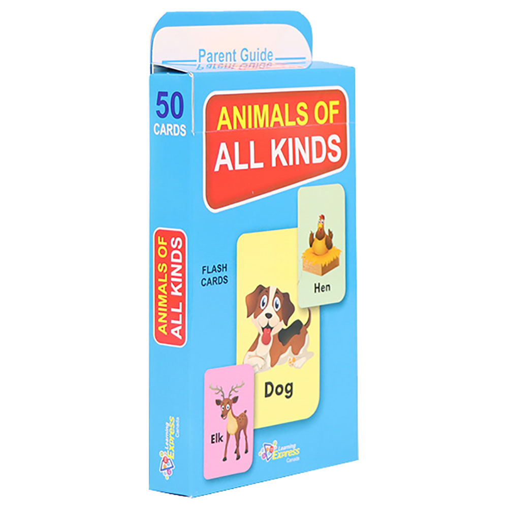 Learning Express: Kids Cards - Animals Of All Kinds