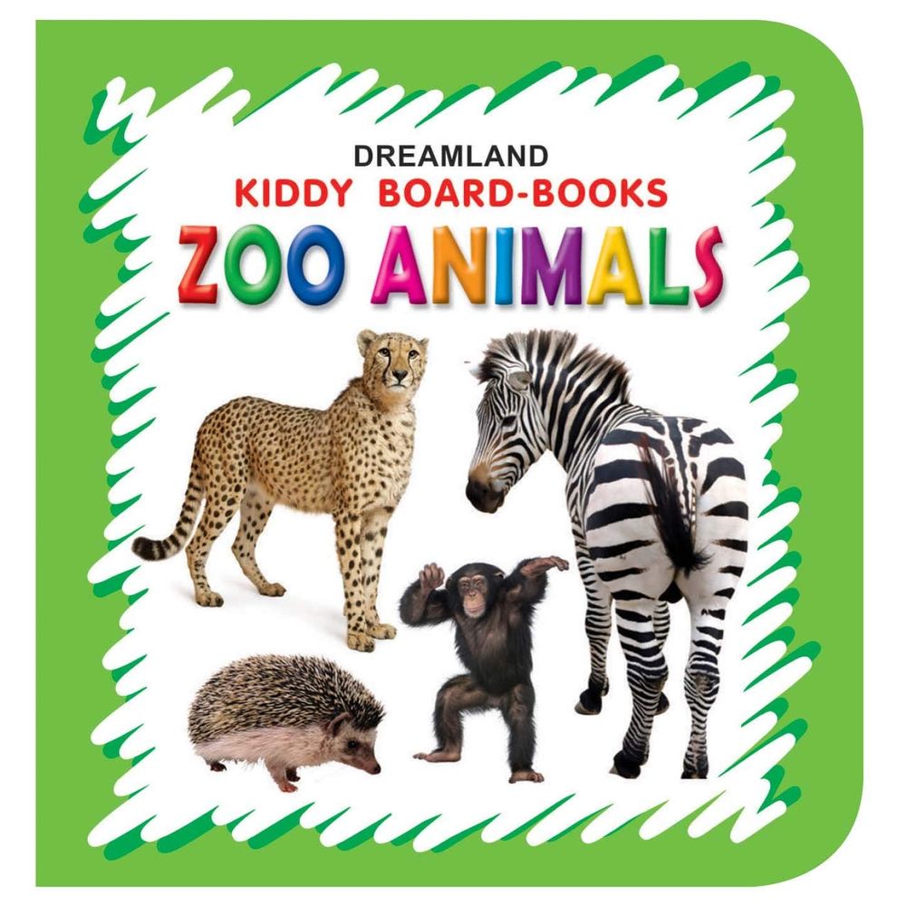 Kiddy Board Book - Zoo Animals