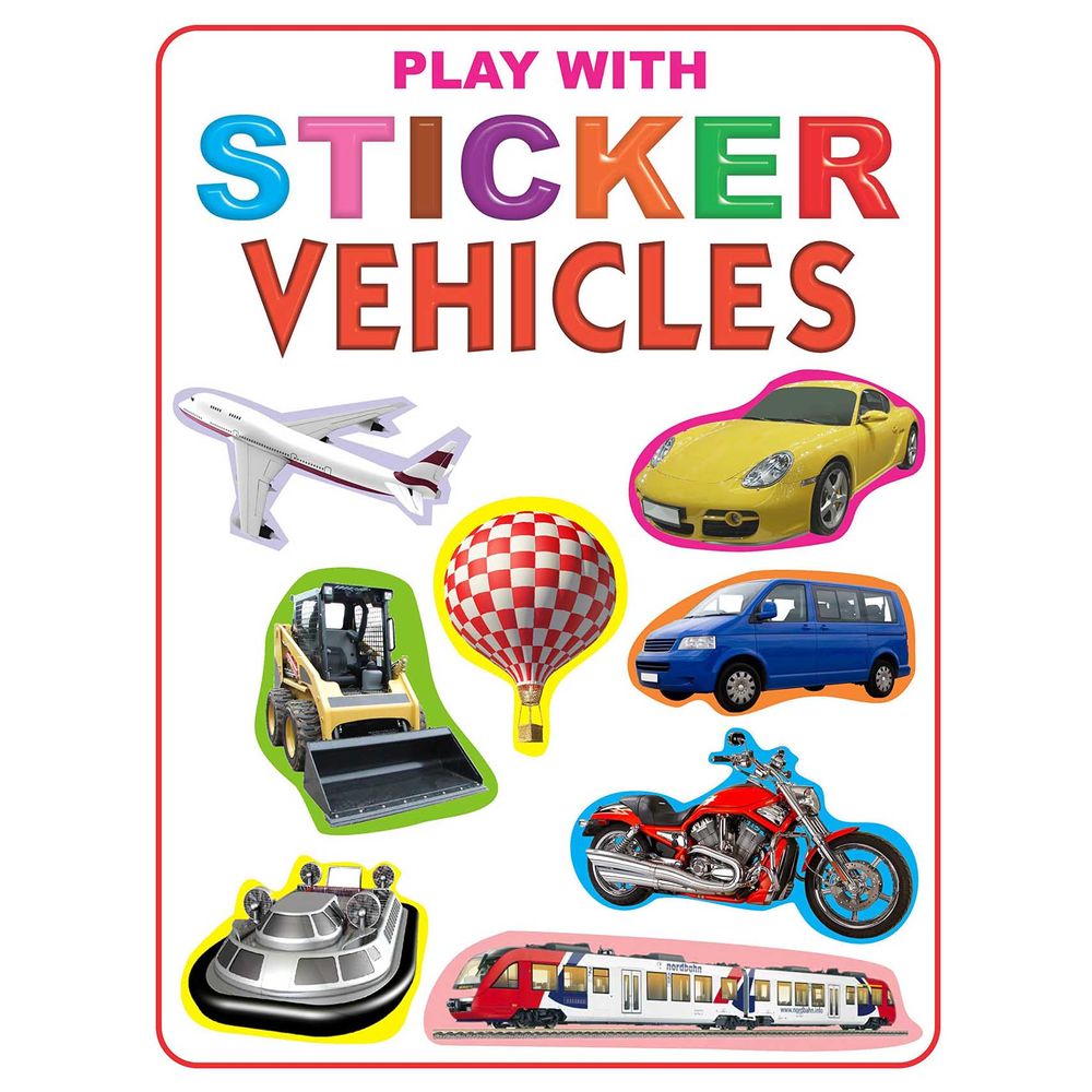 كتاب - Play With Sticker - Vehicles