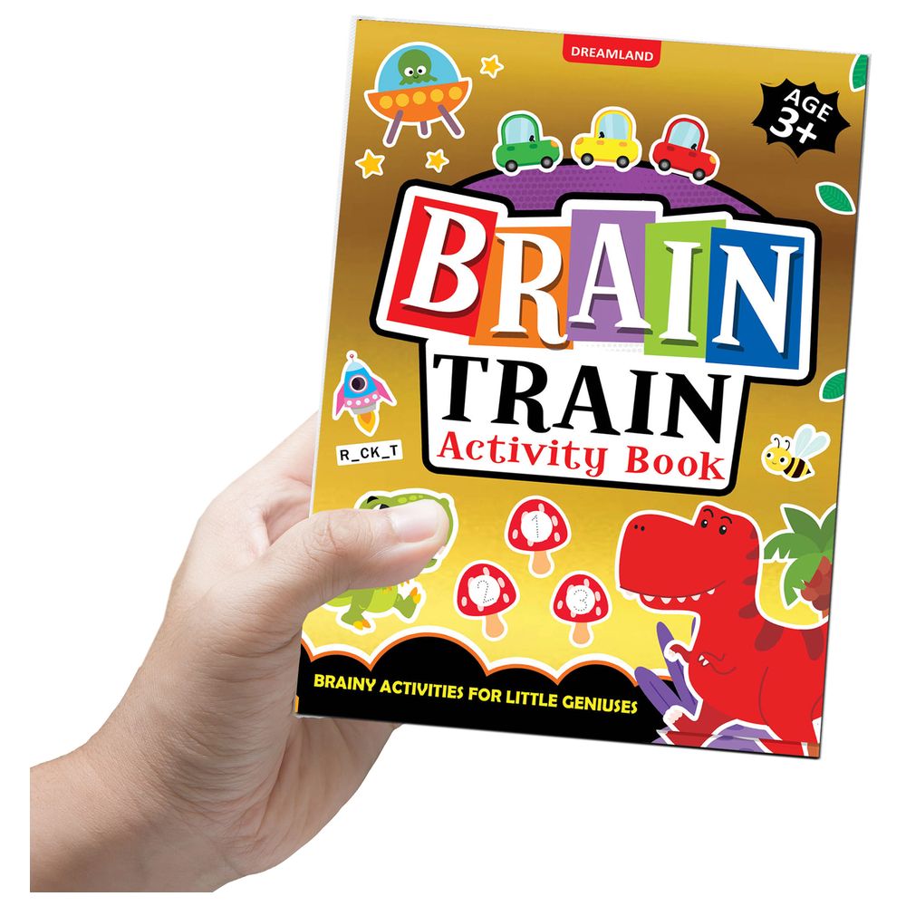 Brain Train Activity Book For Kids Age 3+