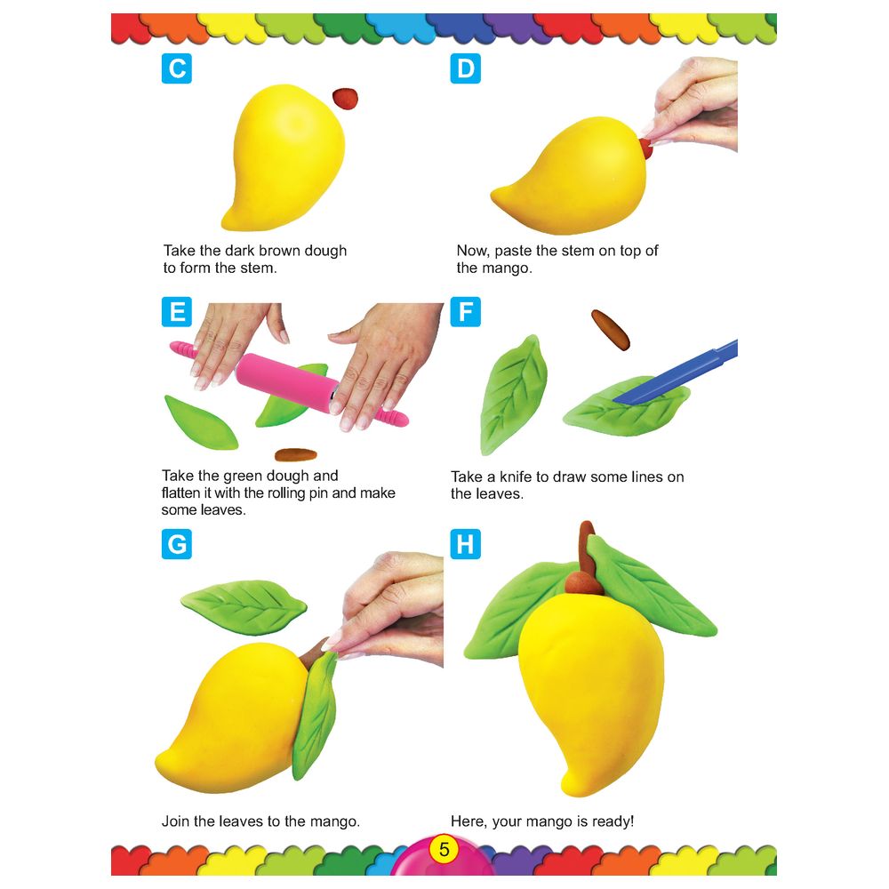 كتاب - Fun With Clay Modelling Fruits - Book 1