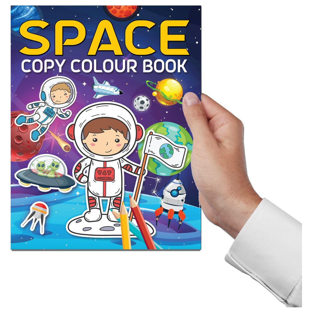 Space Copy Colour Book
