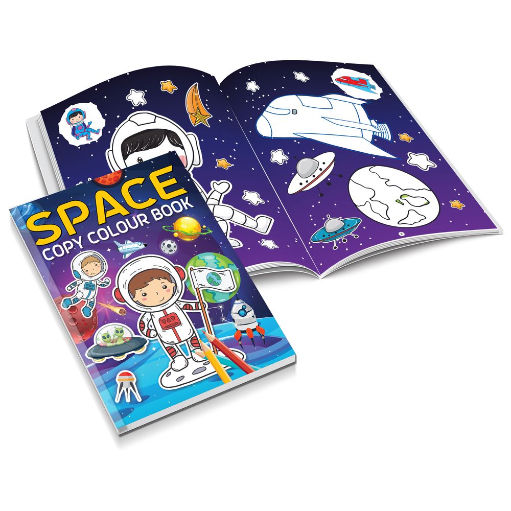 Space Copy Colour Book