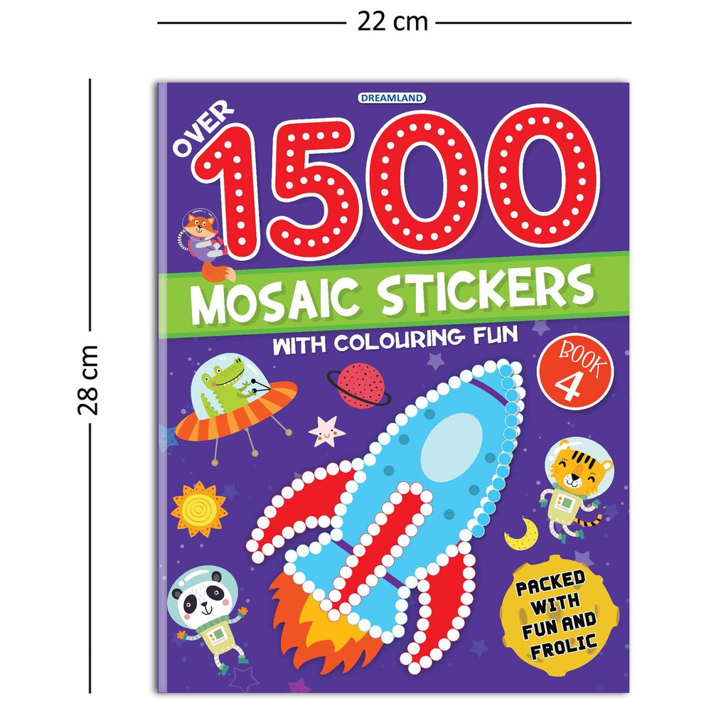 1500 ملصق فسيفساء، الكتاب الرابع مع متعة التلوين