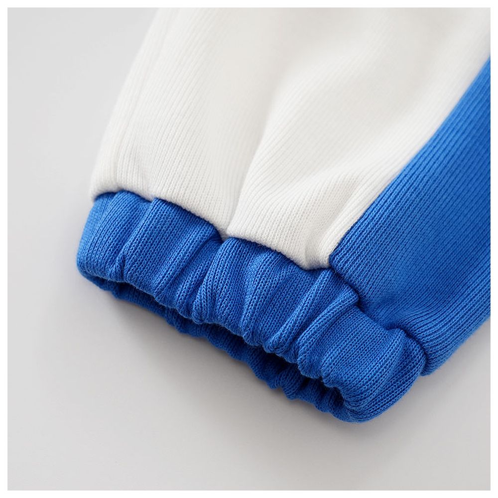 شوغر راش - بنطال رياضي بألوان متباينة - أبيض