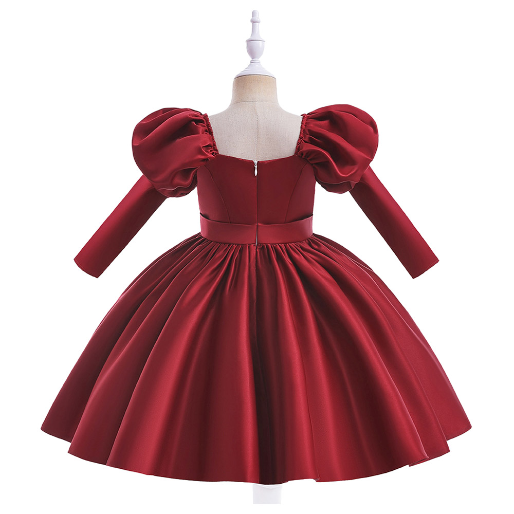 شوغر راش - فستان حفلات عادي بدون أكمام - أحمر داكن