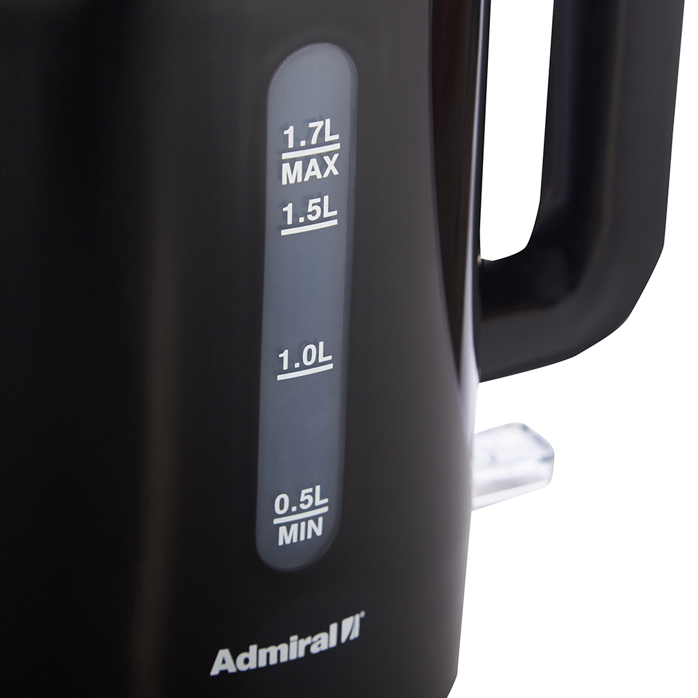 Admiral - Plastic Electric Kettle - Black -‎ 1.7 L - ‎2200 W
