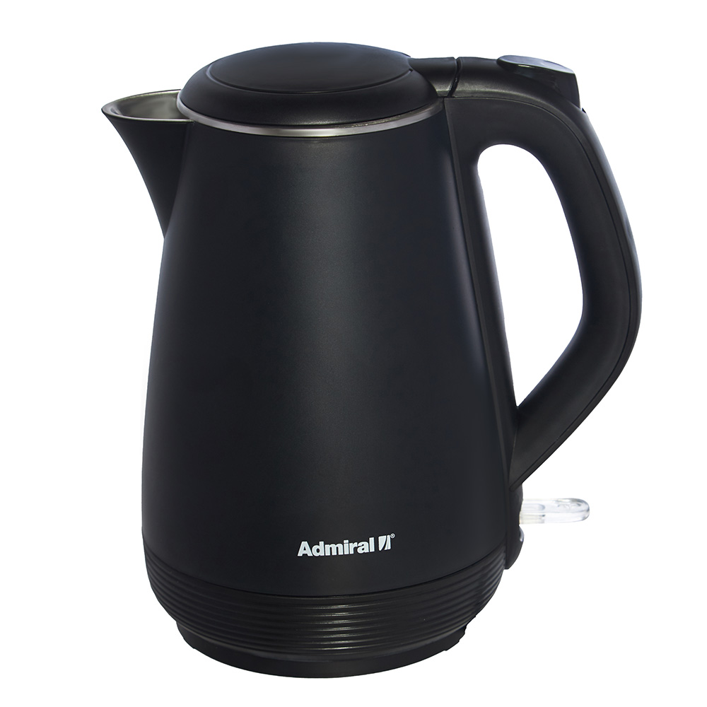 Admiral - Electric Kettle With Automatic Lid - Black -1 L - 1200 W