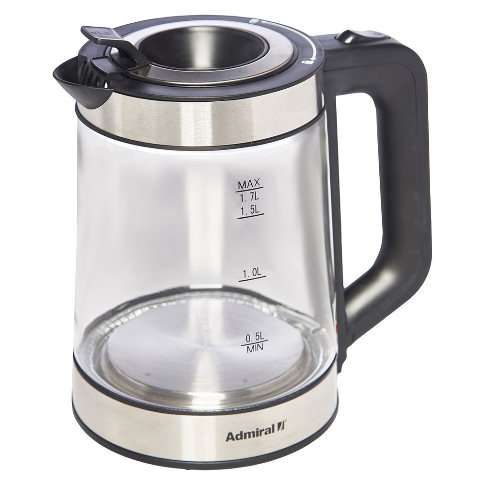 Admiral - Electric Glass Kettle - 1.7 L - 2200 W