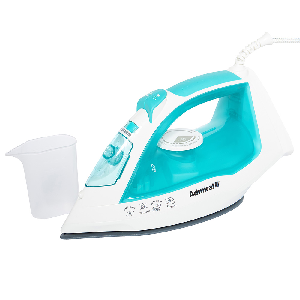 Admiral - Iron w/ Ceramic Soleplate - Blue/White - 300 ml - 2200 W
