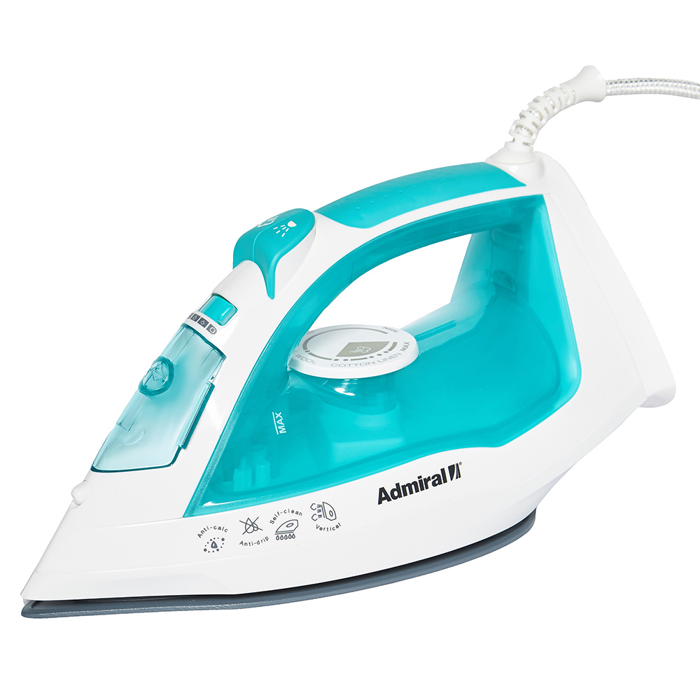 Admiral - Iron w/ Ceramic Soleplate - Blue/White - 300 ml - 2200 W